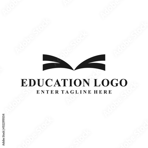 education design logo,icon,symbol,generic book logo,illustration,university,school,success,tech,study,student,linear,template,outline,company,marketing,brand,internet