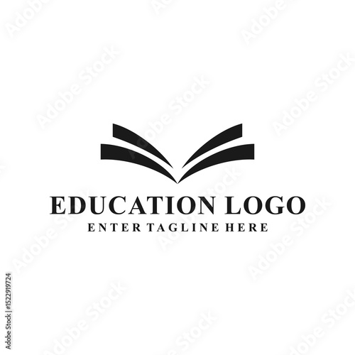 education design logo,icon,symbol,generic book logo,illustration,university,school,success,tech,study,student,linear,template,outline,company,marketing,brand,internet