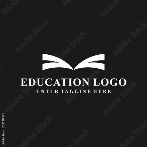 education design logo,icon,symbol,generic book logo,illustration,university,school,success,tech,study,student,linear,template,outline,company,marketing,brand,internet