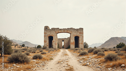 Ancient Desert Ruins photo