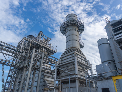 Equipment in water treatment plant in chemical industry to purify water for Steam generator, power plant, oil and gas, heat recovery Steam generator (HRSG)