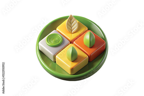 Healthy food with isolated green apples, oranges, and sweet fruit juice