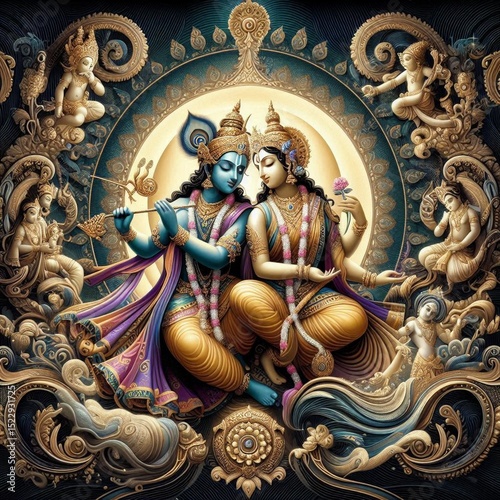 Radha and Krishna