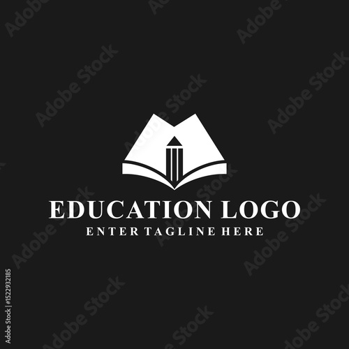 education design logo,icon,symbol,generic book logo,illustration,university,school,success,tech,study,student,linear,template,outline,company,marketing,brand,internet