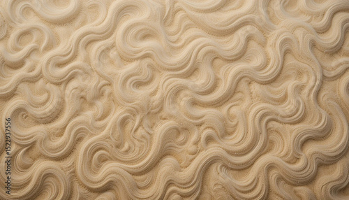 Abstract textured surface with flowing lines and waves creating a unique artistic design

