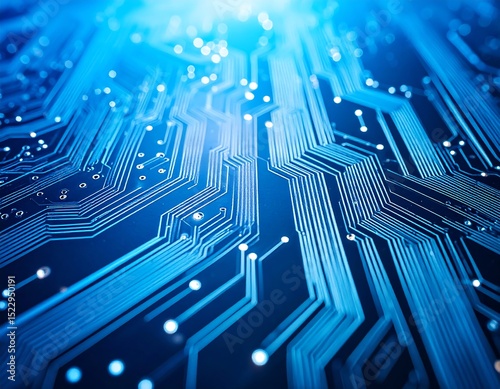 Close-up circuit board