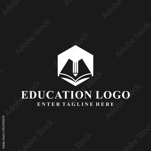 education design logo,icon,symbol,generic book logo,illustration,university,school,success,tech,study,student,linear,template,outline,company,marketing,brand,internet