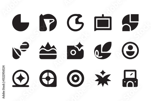 Collection of twenty diverse logo design concepts for various brands and applications