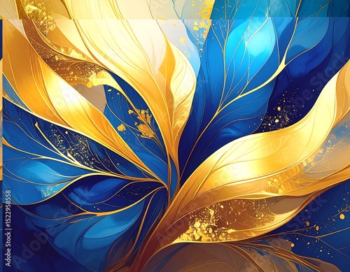 Abstract floral design