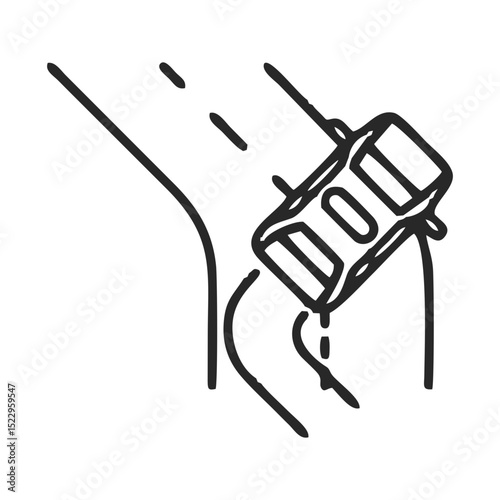 Car accident icon