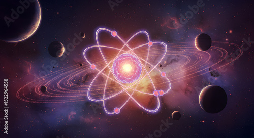 Cosmic Atom A Stellar Fusion of Science and Space