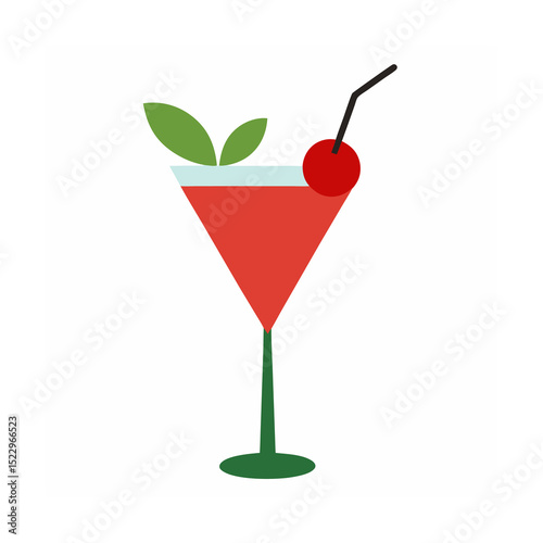 cocktail with cherry
