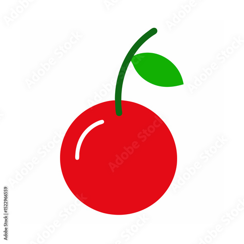 vector illustration of an apple