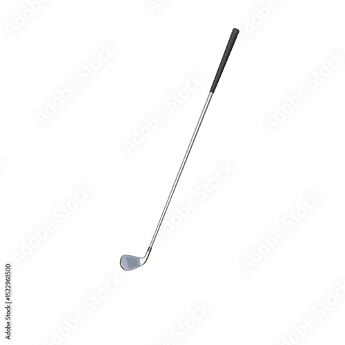 Canvastavla Golf club Iron Isolated