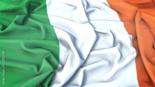 Ireland Waving Flag Animation Loop