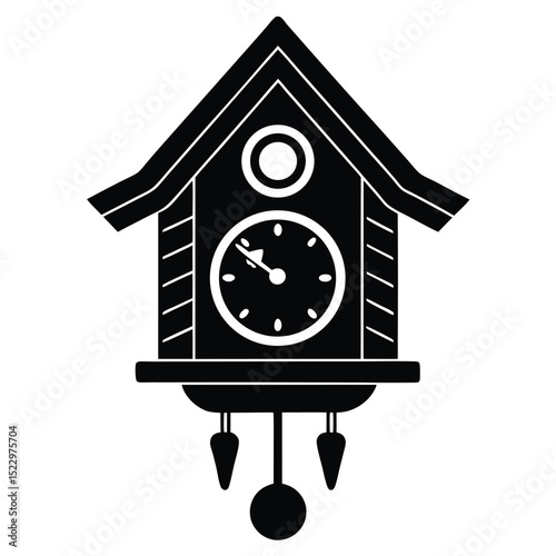cuckoo  clock vecctor