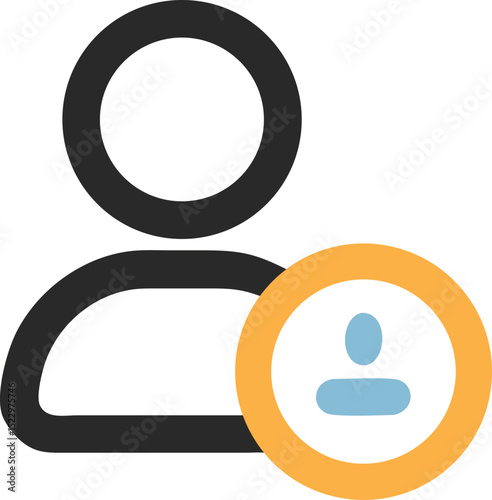 User Account Icon  – Profile, Login, and Authentication Symbols for Web and App Interfaces