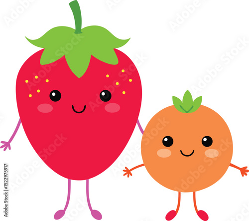Tropical Fruit Set – Pineapple, Mango, Coconut & Exotic Summer Fruits Vector Collection"
