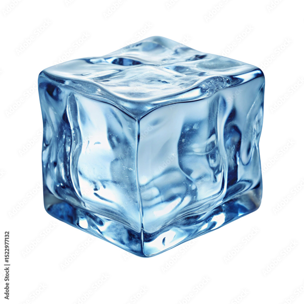 Obraz premium ice cube isolated on white background