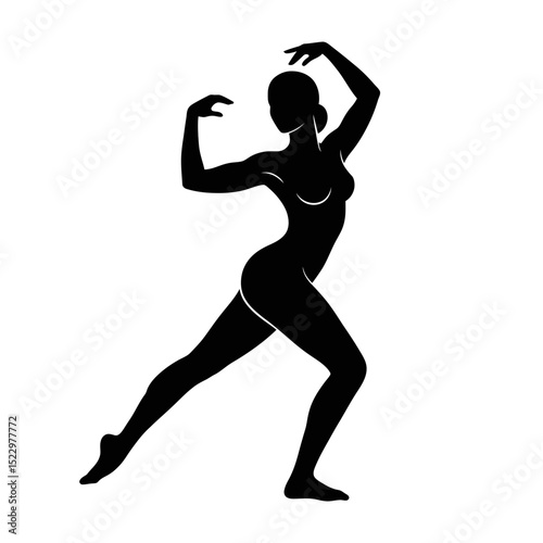 Woman Expressing Self-Confidence and Empowerment Through Joyful Dance Movement
