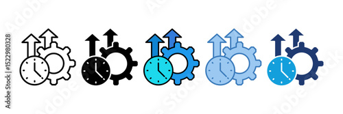 Productivity Icon Element For Design
