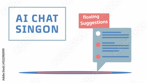 Exploring AI Chatbot s Suggestions powered by SINGON Streamlining communication with intuitive simple pastel