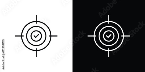 Accuracy icon Graphic vector set for ui design