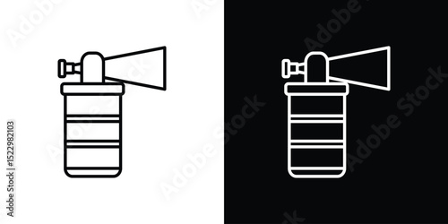 Air horn icon Graphic vector set for ui design