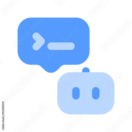 ai prompt duotone icon