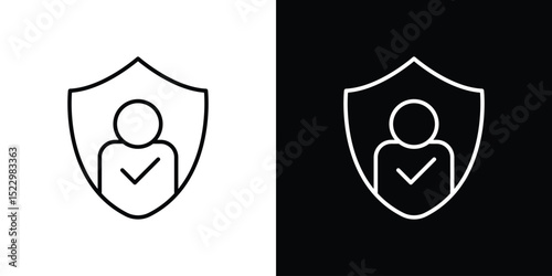Authentication icon Graphic vector set for ui design