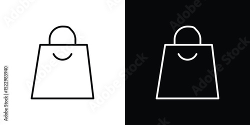 Bag icon Graphic vector set for ui design