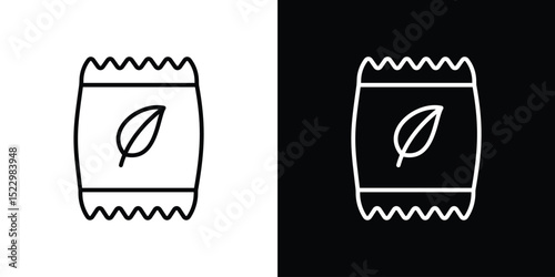 Bag seedling icon Graphic vector set for ui design