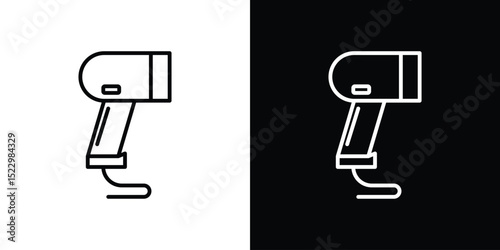 Barcode scanner icon Graphic vector set for ui design
