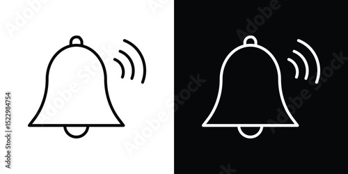 Bell ring icon Graphic vector set for ui design