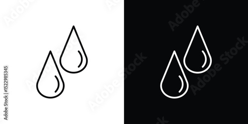 Blood drops icon Graphic vector set for ui design