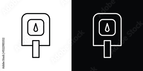 Blood sugar test icon Graphic vector set for ui design