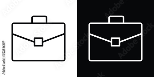 Briefcase icon Graphic vector set for ui design