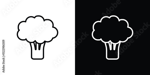 Broccoli icon Graphic vector set for ui design