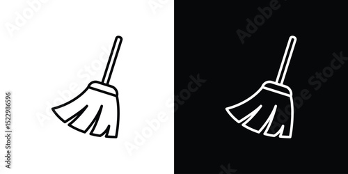 Broom icon Graphic vector set for ui design