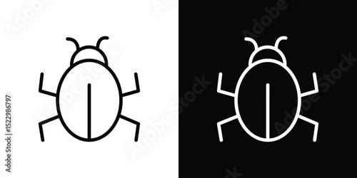 Bugs icon Graphic vector set for ui design