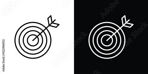 Bulls eye icon Graphic vector set for ui design