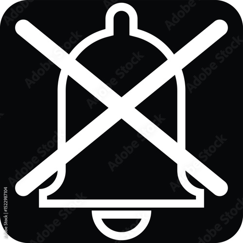 Vector icon of notification designed for general usage in apps, websites, and interfaces.