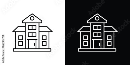 Campus icon Graphic vector set for ui design