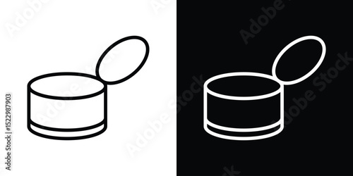 Canned food icon Graphic vector set for ui design