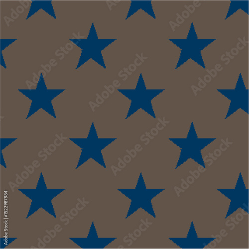 seamless stars pattern