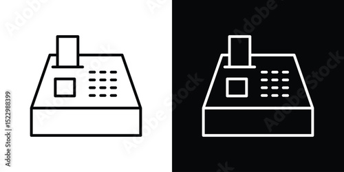 Cash register icon Graphic vector set for ui design