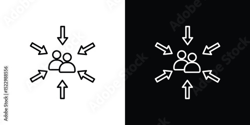 Centric consumer icon Graphic vector set for ui design