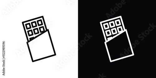 Chocolate icon Graphic vector set for ui design