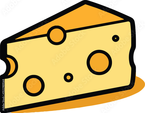 High quality photo of swiss cheese with holes.