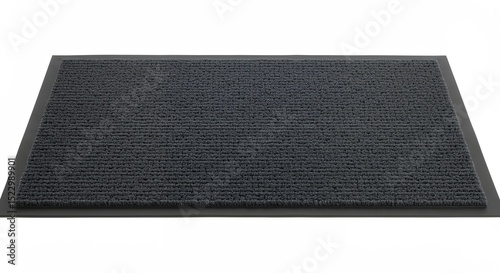 Dark gray rectangular doormat